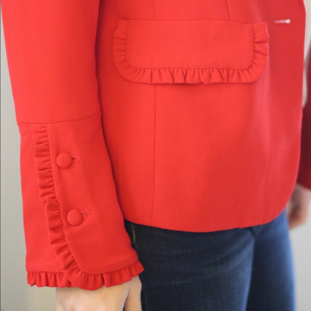Essentiel Antwerp Red Blazer - Picture 7 of 7